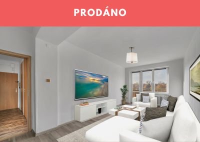PRODEJ bytu 2+1 s balkonem Dobrovského, Litoměřice