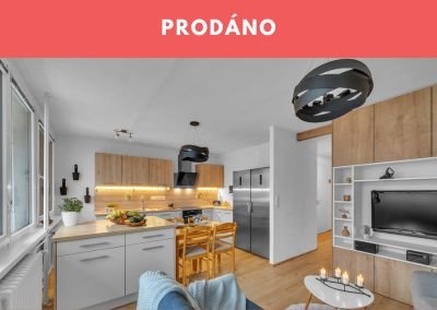 Prodej bytu 3+KK s lodžií Kamenice